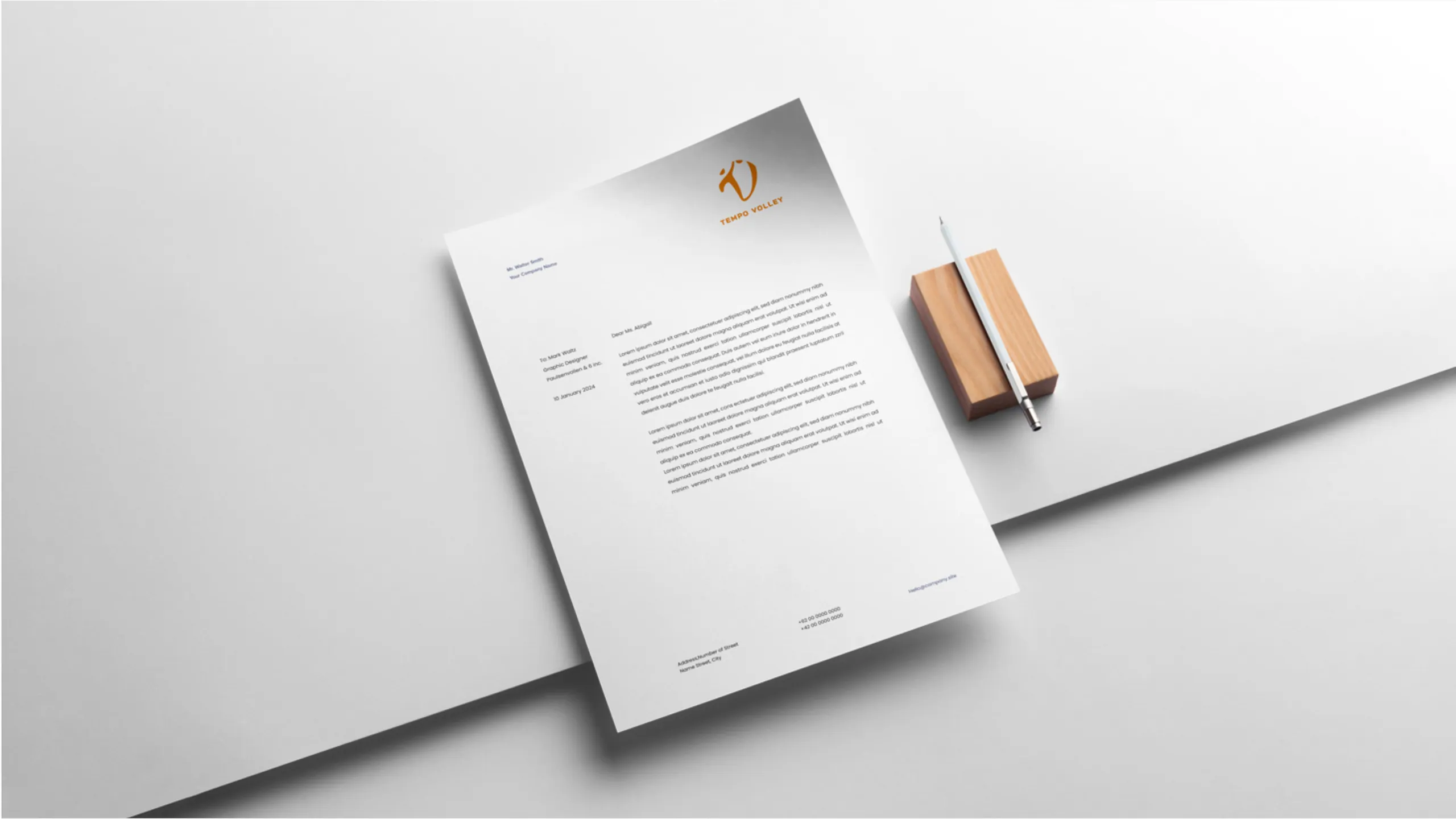 Tempo Volley brand identity 4